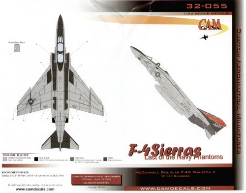 Cam Decals CAM32055 1:32 McDonnell F-4S Phantoms