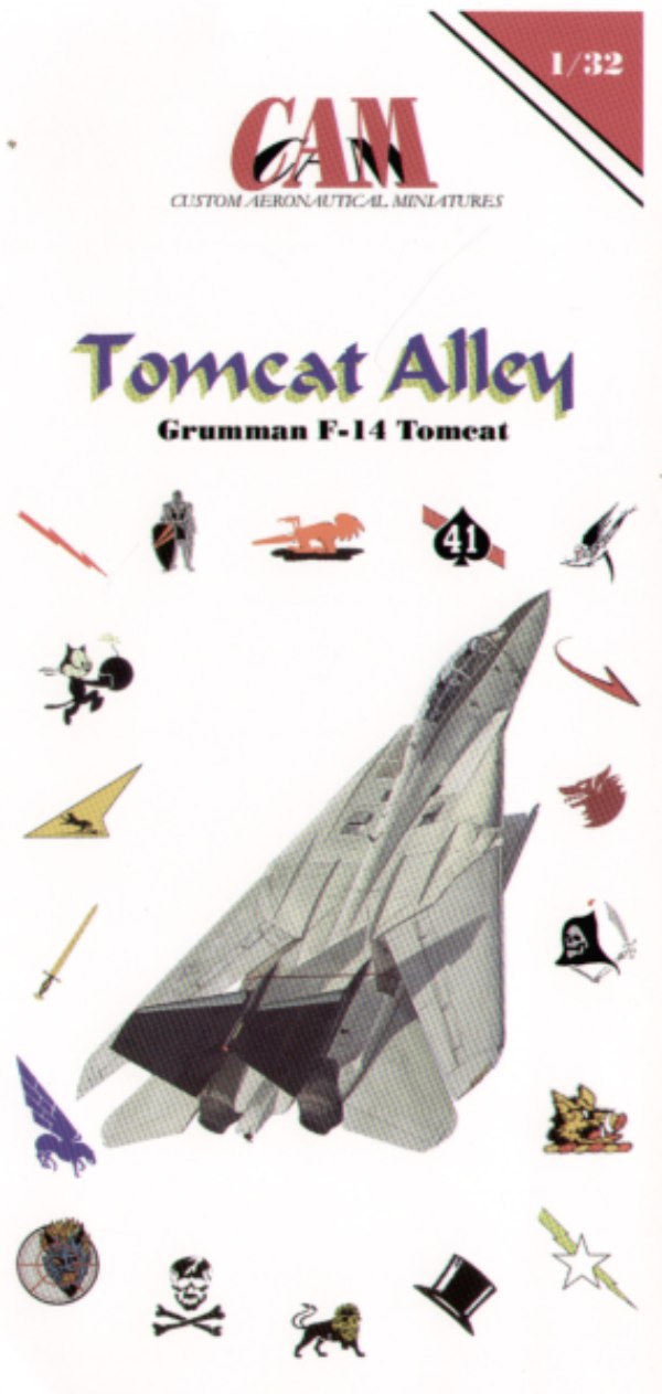CAM CAM32073 1:32 Grumman F-14A Tomcat 160398 VF-41 Black Aces USS NImitz