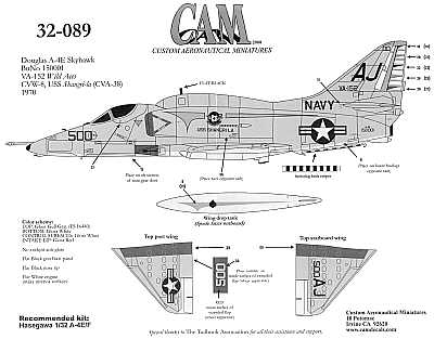 CAM CAM32089 1:32 Douglas A-4E Skyhawk
