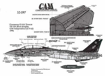 CAM CAM32097 1:32 Grumman F-14A Tomcat