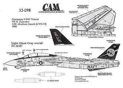 CAM CAM32098 1:32 Grumman F-14D Tomcat