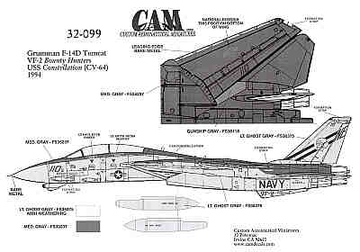 CAM CAM32099 1:32 Grumman F-14D Tomcat