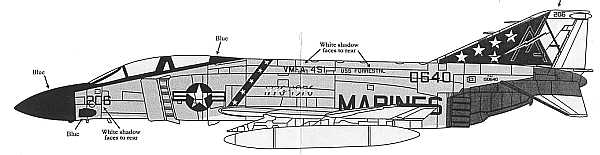 CAM CAM32120 1:32 McDonnell F-4J Phantom VMFA-451 Warlords Decals