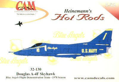CAM CAM32130 1:32 Douglas A-4F Skyhawk Blue Angels Team 1