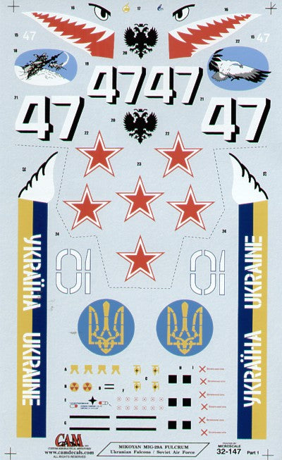 CAM CAM32147 1:32 Mikoyan MiG-29 'Fulcrum'
