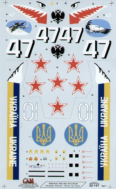 CAM CAM32147 1:32 Mikoyan MiG-29 'Fulcrum'