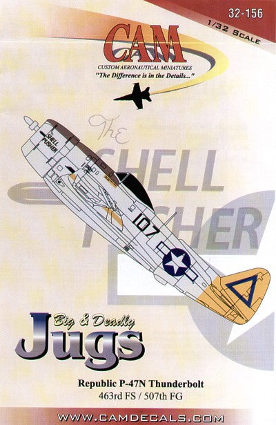 Cam Decals CAM32156 1:32 Republic P-47N Thunderbolt