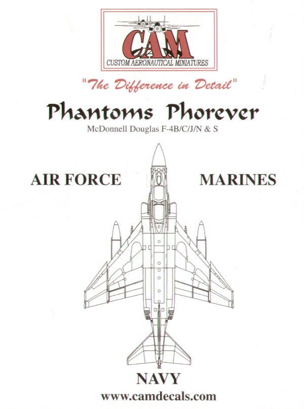CAM CAM48001 1:48 McDonnell F-4B Phantom/F-4J