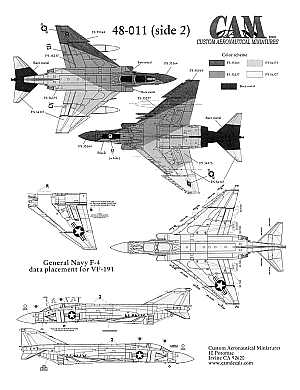 CAM CAM48011 1:48 McDonnell F-4J/F-4S