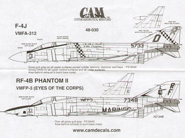 CAM CAM48030 1:48 McDonnell RF-4B Phantom/F-4J Phantom