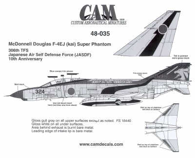 CAM CAM48035 1:48 McDonnell F-4E PhantomJ