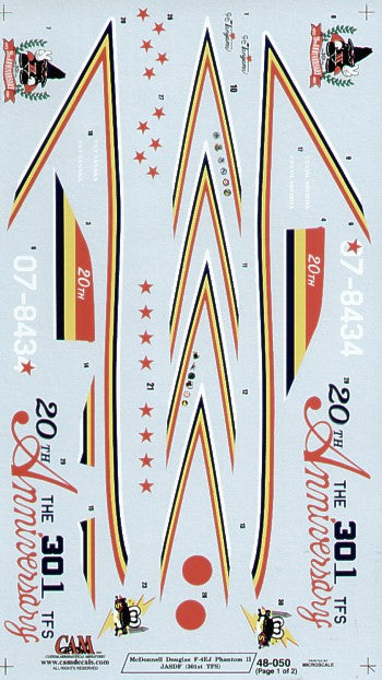 Cam Decals CAM48050 1:48 Phar East F-4EJ Phantoms Part 2.