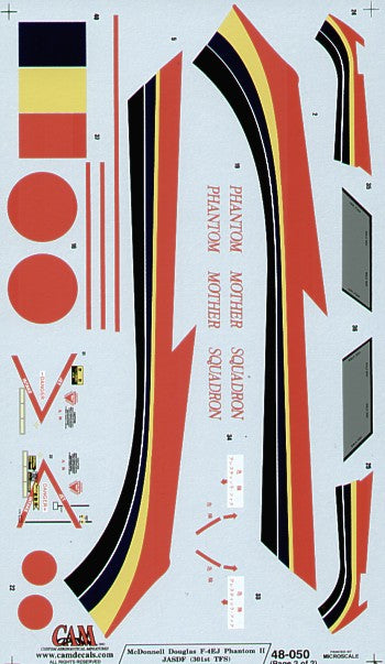 Cam Decals CAM48050 1:48 Phar East F-4EJ Phantoms Part 2.