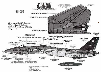 CAM CAM48052 1:48 Grumman F-14A Tomcat