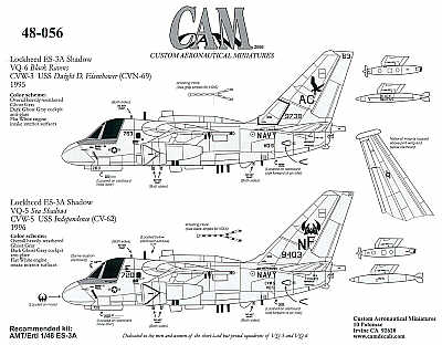 CAM CAM48056 1:48 Lockheed S-3A Shadow