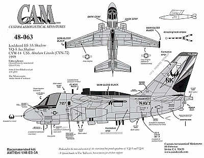 CAM CAM48063 1:48 Lockheed S-3A Shadow