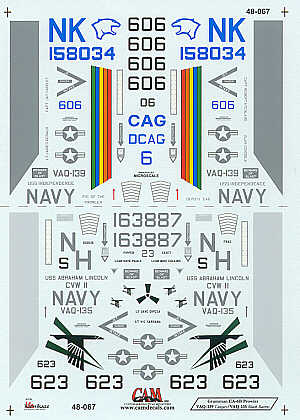 CAM CAM48067 1:48 Grumman EA-6B Prowlers