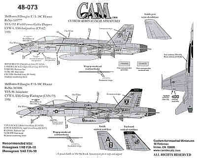 CAM CAM48073 1:48 McDonnell-Douglas F/A-18C