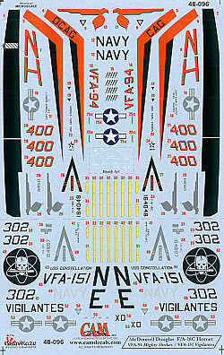 CAM CAM48096 1:48 McDonnell-Douglas F/A-18C Hornet