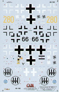 CAM CAM48100 1:48 Messerschmitt Bf-109G-6