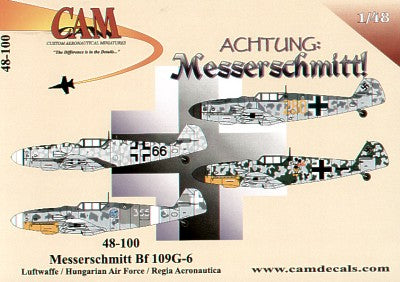 CAM CAM48100 1:48 Messerschmitt Bf-109G-6