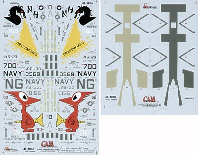 CAM CAM48107 1:48 Lockheed S-3B Viking