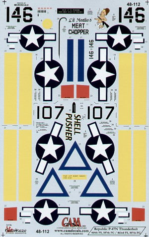 CAM CAM48112 1:48 Republic P-47N Thunderbolt