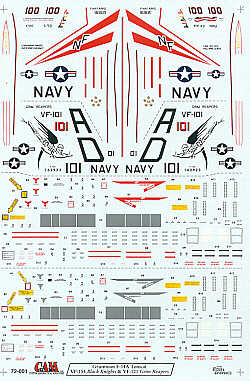 CAM CAM72001 1:72 Grumman F-14A/F-14B Tomcat