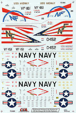 CAM CAM72005 1:72 McDonnell F-4N Phantom