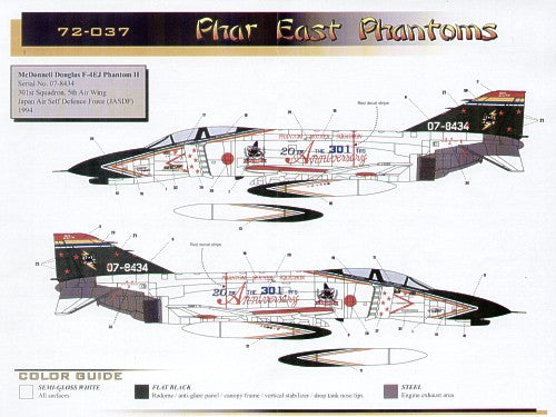Cam Decals CAM72037 1:72 Phar East McDonnell F-4EJ Phantoms Part 2.