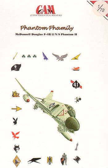 CAM CAM72042 1:72 McDonnell-Douglas FGR.2 Phantom XV424 Decals