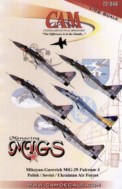 CAM CAM72048 1:72 Mikoyan MiG-29 'Fulcrum'