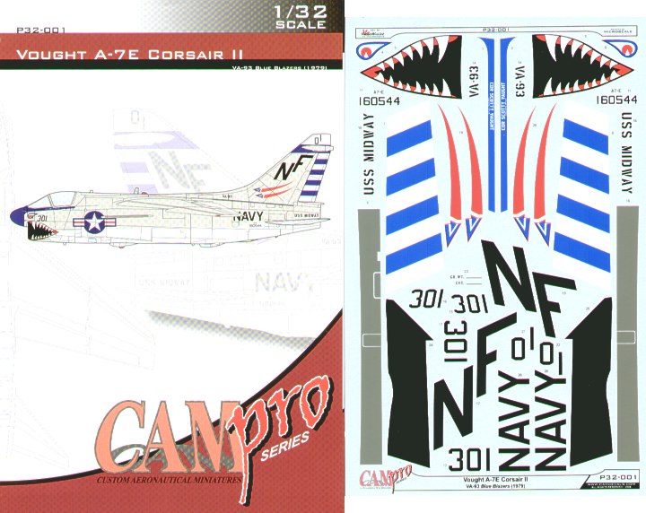 CAM PRO CAMP3201 1:32 LTV A-7E Corsair