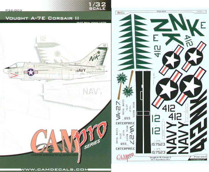 CAM PRO CAMP3203 1:32 LTV A-7E Corsair