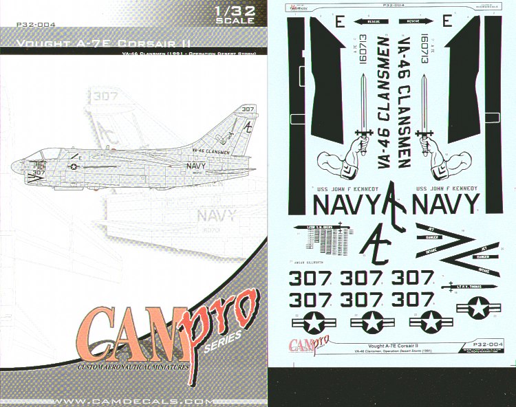 CAM PRO CAMP3204 1:32 LTV A-7E Corsair