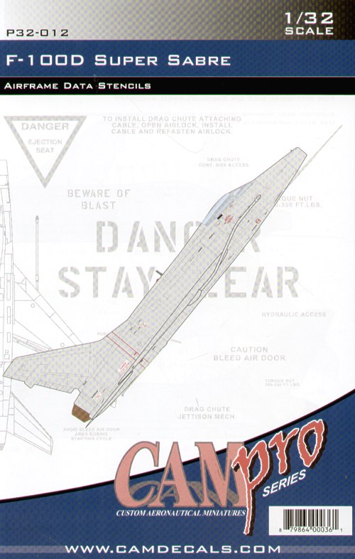 CAM PRO CAMP3212 1:32 North-American F-100D Super Sabre
