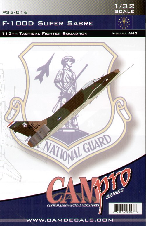 CAM PRO CAMP3216 1:32 North-American F-100D Super Sabre