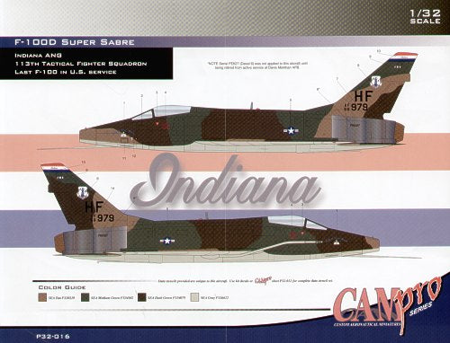 CAM PRO CAMP3216 1:32 North-American F-100D Super Sabre