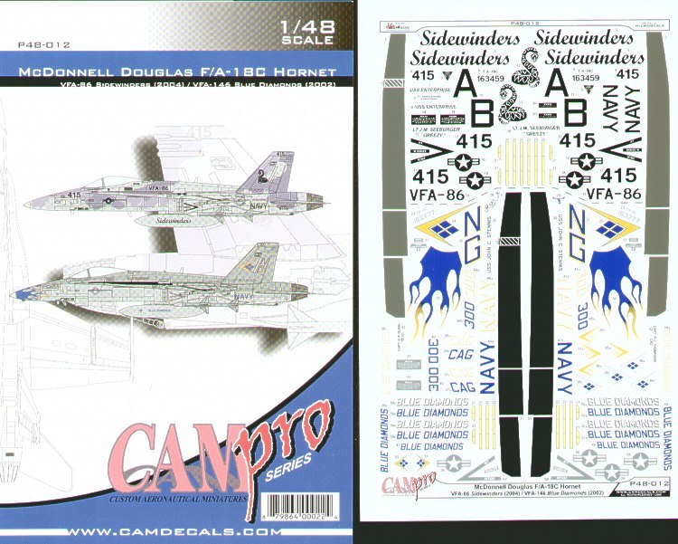 CAM PRO CAMP4812 1:48 McDonnell-Douglas F/A-18C