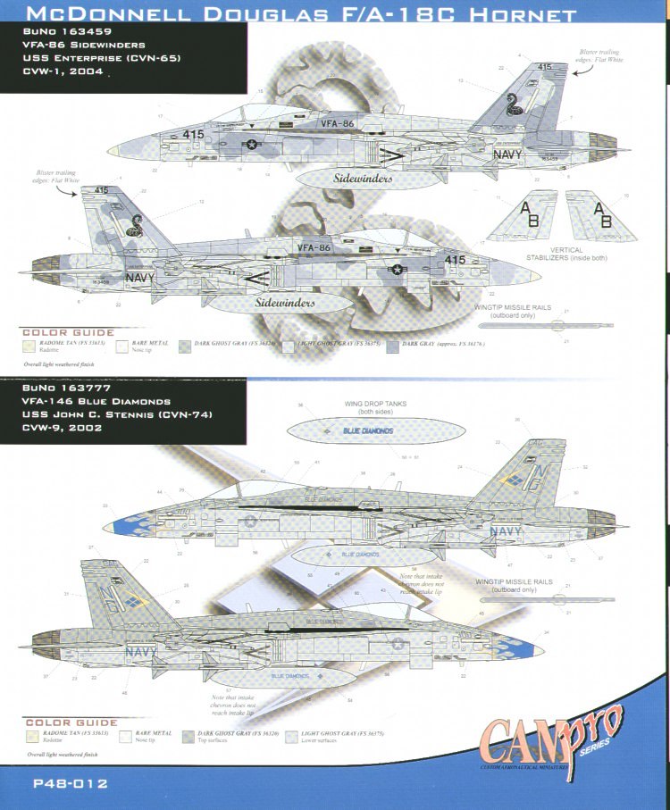 CAM PRO CAMP4812 1:48 McDonnell-Douglas F/A-18C