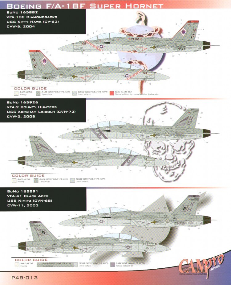 CAM PRO CAMP4813 1:48 Boeing F/A-18F Super Hornet