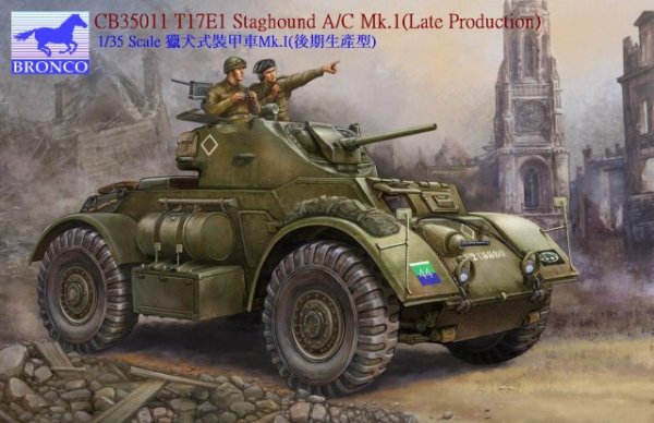 Bronco Models CB35011 1:35 Staghound Mk.I Late Armoured Car British Army