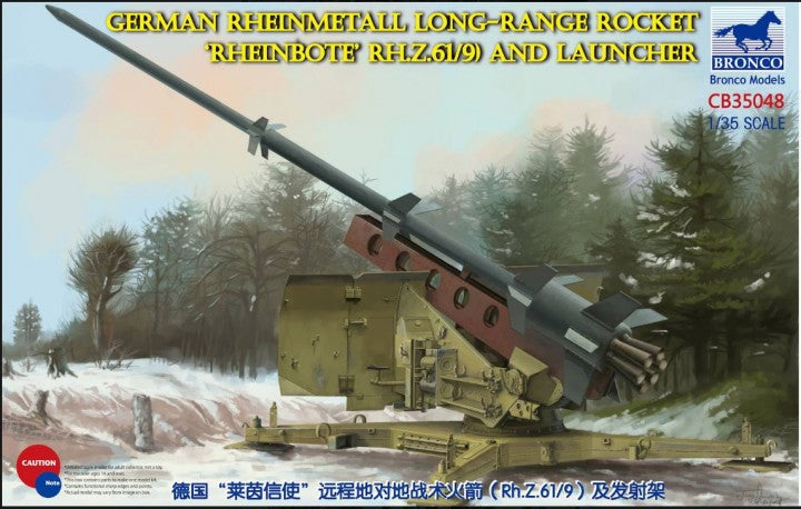 Bronco Models CB35048 1:35 German Rheinmetall Long-Range Rocket Rheinbote