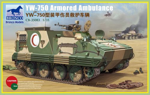 Bronco Models CB35083 1:35 Chinese YW-750 Armored Ambulance Vehicle