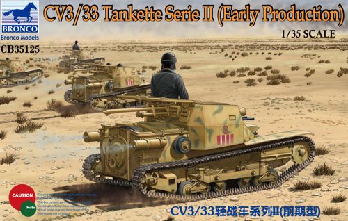 Bronco Models CB35125 1:35 CV3/33 Tankette Serie II