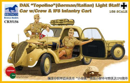 Bronco Models CB35156 1:35 DAK/Afrika Korps 'Topolino'