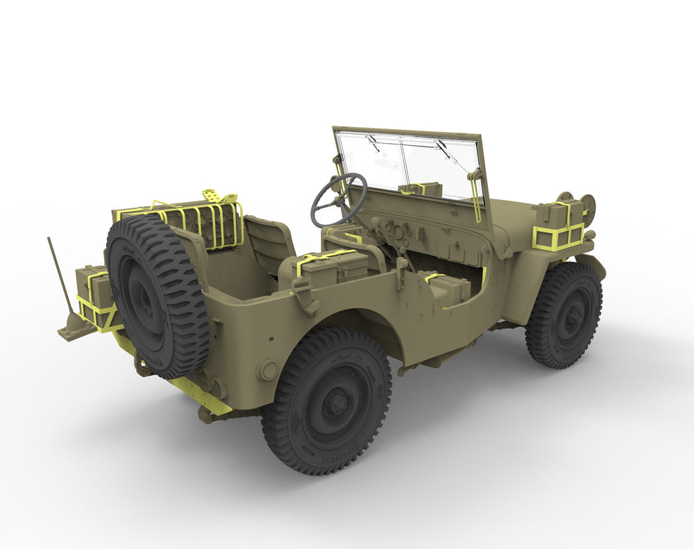 Bronco Models CB35218 1:35 British Recce and signals light truck