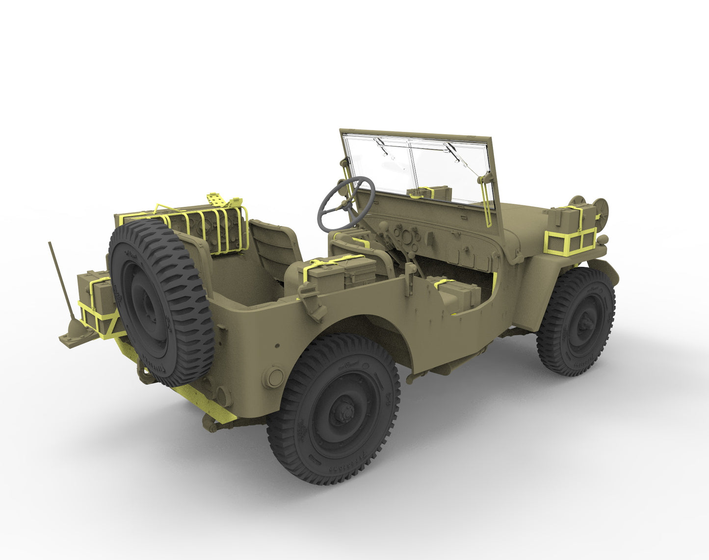 Bronco Models CB35218 1:35 British Recce and signals light truck