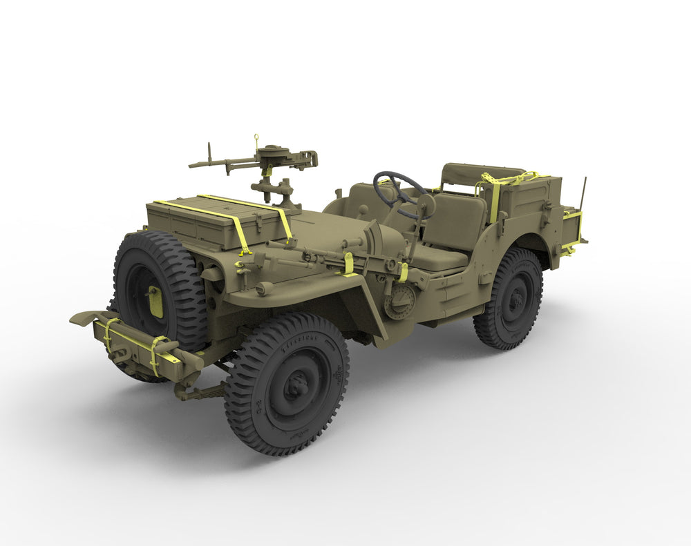 Bronco Models CB35218 1:35 British Recce and signals light truck