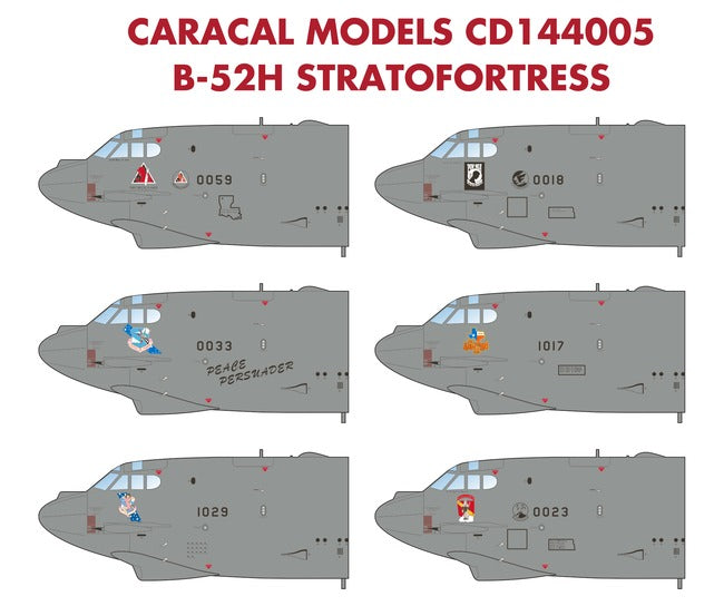 Caracal CD144005 1:144 Boeing B-52H Stratofortress Decals